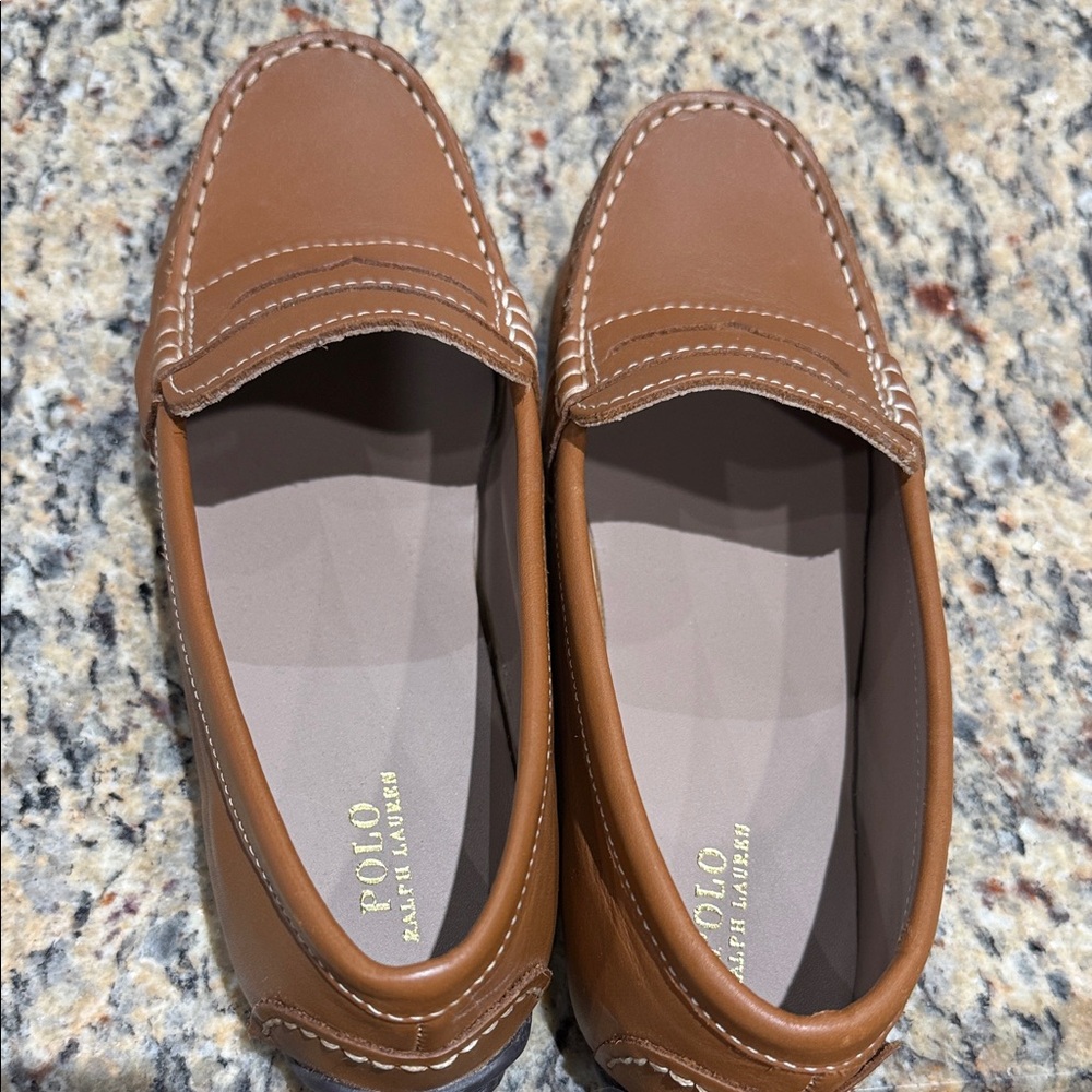 Polo by Ralph Lauren Kids Tan Moccasins